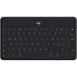 Logitech Keys-To-Go Super-Slim and Super-Light Bluetooth Keyboard for iPhone, iPad, and Apple TV, Black, Wireless Connectivity, Bluetooth, Tablet, Smartphone, Smart TV, Tablet, Smartphone, iPhone, iPad, Apple TV