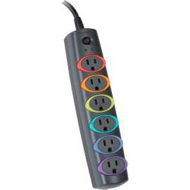 Kensington SmartSockets Standard Surge Protector, 6 x AC Power, 945 J