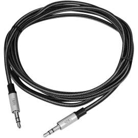 SIIG Woven Fabric Braided 3.5mm Stereo Aux Cable (M/M), 2M, 6.60 ft Mini-phone Audio Cable for Audio Device, Smartphone, Tablet, MP3 Player, Speaker, First End: 1 x Mini-phone Stereo Audio, Male