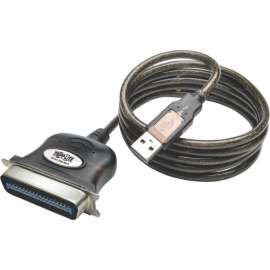 Tripp Lite USB to Parallel Printer Adapter Cable USB to Centronics M/M 10ft, Centronics/USB for Printer, 10 ft, 1 x Type A Male USB, 1 x Centronics Male Parallel