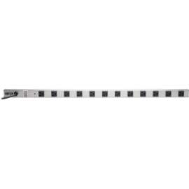 Tripp Lite Power Strip 12-Outlet 5-15R 6ft Cord 36 Inch Length Metal 120V - NEMA 5-15P - 12 x NEMA 5-15R - 6 ft Cord - 15 A Current - 120 V AC Voltage - 1800 W - Rack-mountable