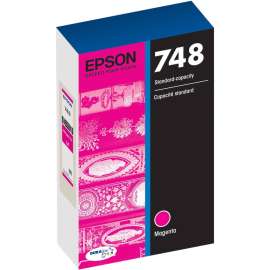 Epson DURABrite Pro 748 Original Standard Yield Inkjet Ink Cartridge, Magenta, 1 Each, 1500 Pages