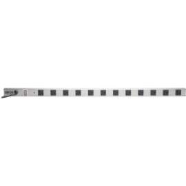 Tripp Lite Surge Protector Power Strip 120V 12 outlet 15ft cord 36" Length, NEMA 5-15P, 12 x NEMA 5-15R, 15 ft Cord, 1050 J Surge Energy