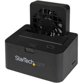 StarTech.com External docking station for 2.5in or 3.5in SATA III hard drives, eSATA or USB 3.0 with UASP, Easily connect and swap hard drives and solid-state drives to and from your computer system, with the added benefit of a built-in 80mm fan, eSATA SS