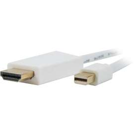 Comprehensive Cable Comprehensive Mini DisplayPort Male to HDMI Male Cable 15ft, 15 ft HDMI/Mini DisplayPort A/V Cable for Monitor, Audio/Video Device, HDTV, PC, First End: 1 x Mini DisplayPort Digital Audio/Video, Male, Second End: 1 x HDMI Digital Audio