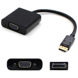 Addon Lenovo 57Y4393 Compatible DisplayPort 1.2 Male to VGA Female Black Adapter For Resolution Up to 1920x1200 (WUXGA), 100% compatible and guaranteed to work
