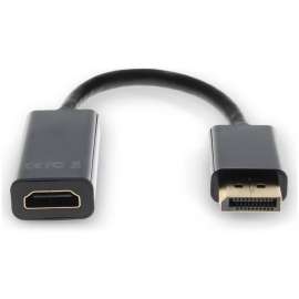 Addon HP BP937AA Compatible DisplayPort 1.2 Male to HDMI 1.3 Female Black Adapter Which Requires DP++ For Resolution Up to 2560x1600 (WQXGA), 100% compatible and guaranteed to work