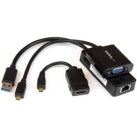 StarTech.com Accessory Kit for Lenovo Yoga 3 Pro, Micro HDMI to VGA, Micro HDMI to HDMI, USB 3.0 Gb LAN, Enhance your Yoga 3 by adding support for HDMI or VGA video outputs, and Gigabit Ethernet