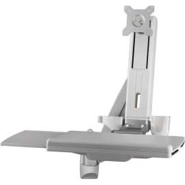 Amer Wall Mount for Flat Panel Display, Keyboard, CPU, TAA Compliant, 24" Screen Support, 61.73 lb Load Capacity