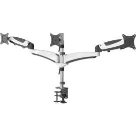 Amer Mounts Triple Monitor Mount with Articulating Arms, HYDRA 3 arm articulating monitor mount with desk clamp