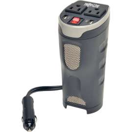 Tripp Lite Car Inverter Cup Holder 200W 12V DC to 120V AC 2 USB Charging Ports 2 Outlets, Input Voltage: 12 V DC, Output Voltage: 120 V AC, 5 V DC, Continuous Power: 200 W"