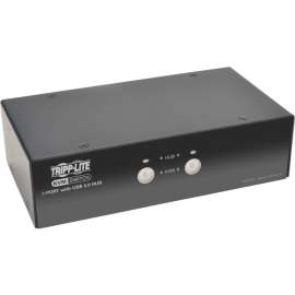Tripp Lite 2-Port DisplayPort KVM Switch w/Audio, Cables and USB 3.0 SuperSpeed Hub, 2 Computer(s), 1 Local User(s), 2560 x 1600, 6 x USB