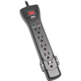Tripp Lite Surge Protector Power Strip 7 Outlet 25 ft Cord Black 2160 J, 7 x NEMA 5-15R, 1800 VA, 2160 J, 120 V AC Input