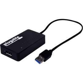 Plugable USB 3.0 to DisplayPort 4K UHD (Ultra-High-Definition), Video Graphics Adapter for Multiple Monitors up to 3840x2160 (Supports Windows 11, 10, 8.1, 8, 7)