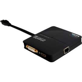 Plugable USB 3.0 Universal Mini Laptop Docking Station for Windows and Mac, Dual Video HDMI and DVI/VGA, Gigabit Ethernet
