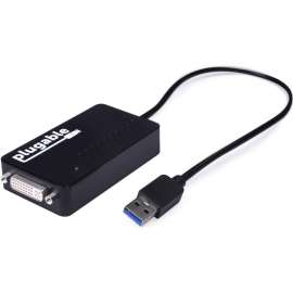 Plugable USB 3.0 to DVI/VGA/HDMI Video Graphics Adapter for, Multiple Monitors up to 2048x1152 Supports Windows 11, 10, 8.1, 7, XP