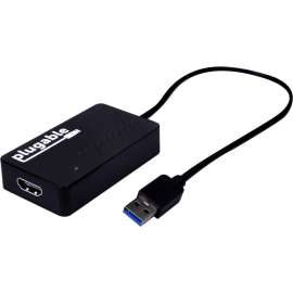 Plugable USB 3.0 to DisplayPort 4K UHD (Ultra-High-Definition), Video Graphics Adapter for Multiple Monitors up to 3840x2160 (Supports Windows 11, 10, 8.1, 8, 7)