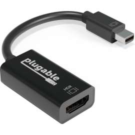 Plugable Active Mini DisplayPort (Thunderbolt 2) to HDMI 2.0 Adapter, (Supports Mac, Windows, Linux and Displays up to 4k UHD 3840x2160@60Hz)
