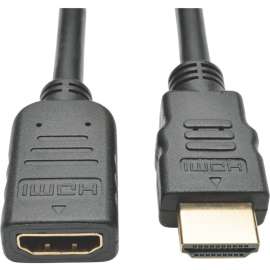 Tripp Lite 6ft High Speed HDMI Extension Cable with Ethernet Digital Video / Audio 4K x 2K M/F 6', HDMI for Audio/Video Device, Projector, Monitor, iPad, HDTV, Blu-ray Player, A/V Receiver, Chromebook, 1.28 GB/s, Extension Cable, 6 ft