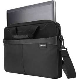 Targus Slipcase TSS898 Carrying Case for 15.6" Notebook, Black, Trolley Strap, Shoulder Strap, Handle, 11" Height x 16" Width x 1" Depth