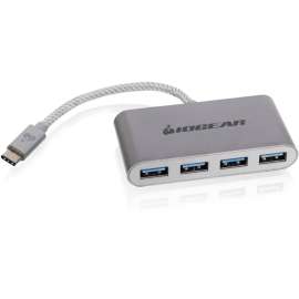 IOGEAR HUB-C, USB-C to 4-port USB-A Hub, USB Type C, External, 4 USB Port(s)