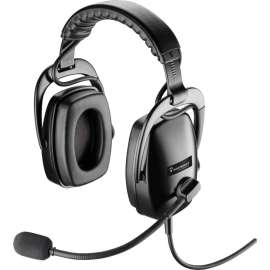 Poly Plantronics SHR 2460-01 Headset - Stereo - Wired - Over-the-head - Binaural - Circumaural - 2.50 ft Cable - Noise Canceling