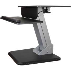 StarTech.com Height Adjustable Standing Desk Converter, Sit Stand Desk with One-finger Adjustment, Ergonomic Desk, Turn your desk into a sit-stand workspace with easy height adjustment for increased comfort and productivity, Sit-to-Stand Workstation