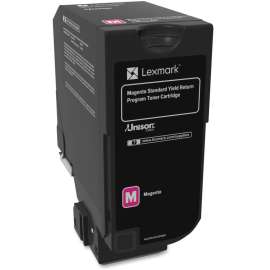 Lexmark Unison Original Toner Cartridge, Laser, Standard Yield, 7000 Pages, Magenta