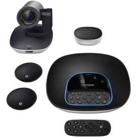 Logitech GROUP Video Conferencing System Plus Expansion Mics, 1920 x 1080 Video (Content), 30 fps, USB