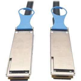 Tripp Lite 3M QSFP28 to QSFP28 100Gbe Passive DAC Copper InfiniBand Cable QSFP-100G-CU3M Compatible 10ft - InfiniBand for Network Device - 12.50 GB/s - 1 x QSFP28 Male Network - 1 x QSFP28 Male Network - Black