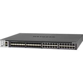 Netgear M4300 Stackable Managed Switch with 48x10G including 24x10GBASE-T and 24xSFP+ Layer 3, 24 Ports, Manageable, 10 Gigabit Ethernet, Gigabit Ethernet, 10GBase-T, 10GBase-X