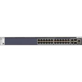 Netgear M4300 24x1G Stackable Managed Switch with 2x10GBASE-T and 2xSFP+, 26 Ports, Manageable, Gigabit Ethernet, 10 Gigabit Ethernet, 10GBase-T, 1000Base-T, 10GBase-X