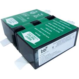 Battery Technology BTI Replacement Battery RBC124 for APC, UPS Battery, Lead Acid, Compatible with APC BX1500M