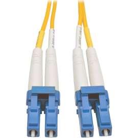 Tripp Lite 6M Duplex Singlemode 9/125 Fiber Optic Patch Cable LC/LC 20' 20ft 6 Meter, 19.70 ft Fiber Optic Network Cable for Network Device, Patch Panel, Switch, First End: 2 x LC Network, Male, Second End: 2 x LC Network