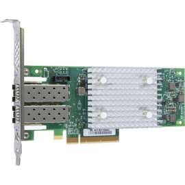 HPE StoreFabric SN1100Q 16Gb Dual Port Fibre Channel Host Bus Adapter, PCI Express 3.0, 16 Gbit/s, 2 x Total Fibre Channel Port(s), 2 x LC Port(s)