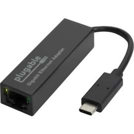 Plugable USB C Ethernet Adapter, Fast and Reliable Gigabit Connection, Compatible with Windows 11, 10, 8.1, 7, Linux, Chrome OS, Dell XPS, HP, Lenovo