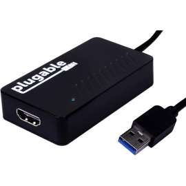 Plugable USB 3.0 to HDMI Video Graphics Adapter with Audio for Multiple Monitors, up to 2560x1440 (Supports Windows 11, 10, 8.1, 7)