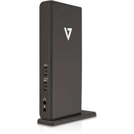 V7 Universal USB 3.0 Docking Station, USB, 6 x USB Ports, 4 x USB 2.0, 2 x USB 3.0