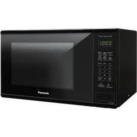 Panasonic 1.3 Cu. Ft. 1100W Countertop Microwave Oven - Black -NN-SU656B - Single - 1.3 ft Capacity - Microwave - 3 Power Levels - 1100 W Microwave Power - 12.40" Turntable - Countertop - Black