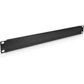 V7 Rack 1U Blank Panel, 10 Pack, Cold Rolled Steel, Black, 1U Rack Height