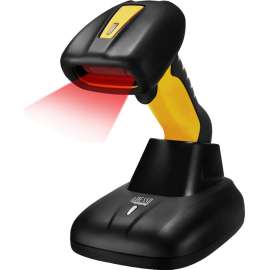 Adesso NuScan 4100B Bluetooth Antimicrobial Waterproof CCD Barcode Scanner, Wireless Connectivity, 200 scan/s, 12" Scan Distance, 1D