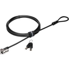 Kensington MicroSaver 2.0 Keyed Laptop Lock, Silver, Carbon Steel, For Notebook