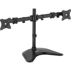 DIAMOND Ergonomic Articulating Dual Arm Display Table Top Mount, Up to 27" Screen Support, 35.20 lb Load Capacity, 18.3" Height x 12.4" Depth, Tabletop, Desktop, Countertop, Freestanding