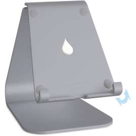 Rain Design mStand tabletplus, tablet stand, Space Grey, Angle-adjustable stand ensures precise viewing angle. Angle-adjustment 10 to 50 degree.