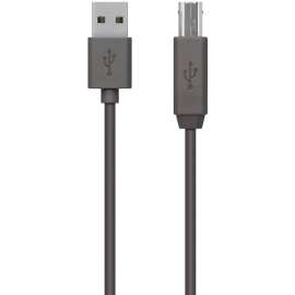 Belkin USB Data Transfer Cable, 5.91 ft USB Data Transfer Cable, First End: USB 2.0 Type A, Second End: USB Type B, Black