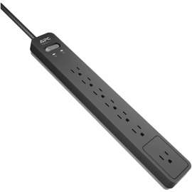 APC by Schneider Electric Essential SurgeArrest PE76, 7 Outlets, 6 Foot Cord, 120V, 7 x NEMA 5-15R, 1440 J, 120 V Input