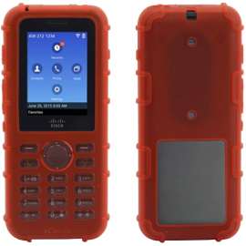 zCover Dock-in-Case IP Phone Case, For IP Phone, Red, Transparent, Silicone, 1