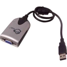 SIIG USB to VGA Adapter, USB 2.0, 1 x VGA