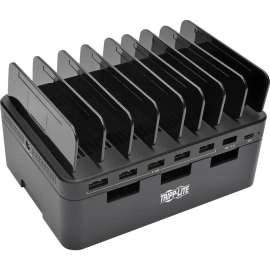 Tripp Lite 7-Port USB Charging Station Hub Quick Charge 3.0, USB-C, Storage, 60 W Output Power, 120 V AC, 230 V AC Input Voltage, 5 V DC Output Voltage, 3 A Output Current