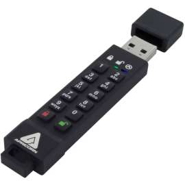 Apricorn Mass Storag Apricorn 16GB Aegis Secure Key 3z USB 3.1 Flash Drive, 16 GB, USB 3.1, 77 MB/s Read Speed, 72 MB/s Write Speed